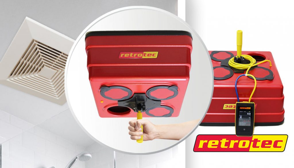 Introducing the Retrotec FlowBox: Exhaust Fan Flow Meter & Pressure Pan